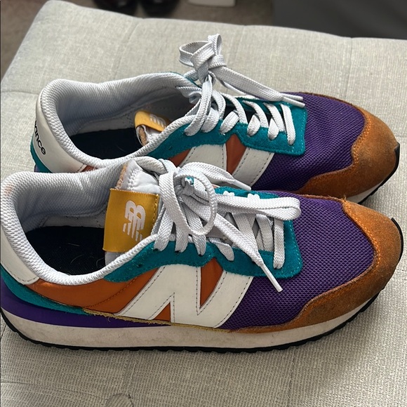 New Balance Shoes - New Balance Purple and Orange Sneakers